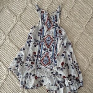 Free people Floral Patterned Sleeveless dress small